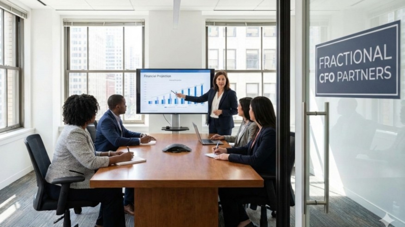 What industries do fractional CFOs serve